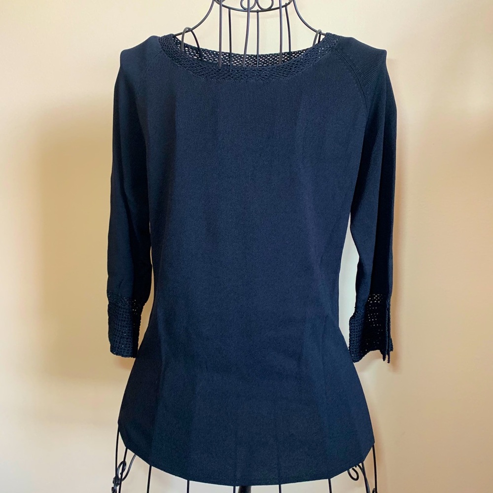 Ziani Couture Classic Black Large Shirt